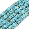 Dyed Natural Magnesite Beads Strands G-V003-01-2