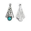 Synthetic Turquoise Pendants PW-WG18236-17-1