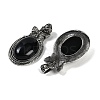 Natural Obsidian Pendants G-I370-09AS-08-2
