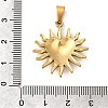 304 Stainless Steel Enamel Pendants STAS-Z158-01G-01-3