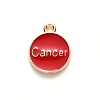 Alloy Enamel Pendants X-ENAM-S124-01A-07D-3