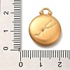 PVD Vacuum Plating 304 Stainless Steel Pendants STAS-S148-30G-02-3