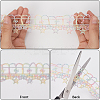 5 Yards Flower Polyester Lace Ribbon OCOR-GF0004-95F-5