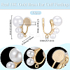 10Pcs Brass Ear Cuff Findings KK-BBC0022-46-2