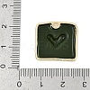 Rack Plating Alloy Enamel Pendants PALLOY-P309-04G-04-3