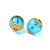 Ocean Theme Handmade Glass Enamel Beads LAMP-D304-02I-3