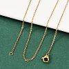 304 Stainless Steel Cable Chain Necklaces X-NJEW-M151-24G-7
