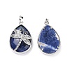 Natural Sodalite Pendants X-G-G900-01P-09-2