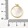 Brass Micro Pave Cubic Zirconia Pendants KK-K302-12G-3
