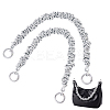 Zinc Alloy Twisted Ring Chain Bag Handles FIND-WH0436-47P-1