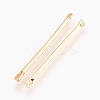 Brass Bar Links connectors X-KK-T020-24G-2