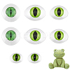4 Pair 4 Colors Acrylic Craft Doll Eye DIY-PH0031-73-1