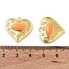 Brass Micro Pave Clear Cubic Zirconia Pendants KK-F871-06G-03-3