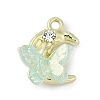 Alloy Pendants PALLOY-R151-08G-01-1