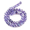Baking Paint Glass Beads Strands GLAA-H032-05-06-2