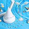 Natural Cultured Freshwater Pearl Potato Connector Charms PALLOY-SC00013-4