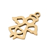 201 Stainless Steel Pendants STAS-F316-07G-2