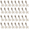 50Pcs Star Iron Zipper Sliders FIND-CY0002-21-1