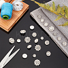 80Pcs 4 Style Alloy Rhinestone Shank Buttons DIY-GA0003-58-4