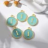 Golden Plated Alloy Enamel Charms LS-ENAM-S118-05I-5