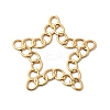 304 Stainless Steel Ring Link Big Pendants LS-STAS-B120-02G-1