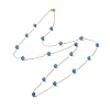 Synthetic Turquoise Beads Necklaces BJEW-B078-01G-1