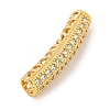 Brass Micro Pave Clear Cubic Zirconia Beads KK-G493-12G-01-2