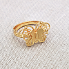 Adjustable Brass Open Cuff Rings for Women JT1474-1-3