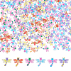 180Pcs 6 Colors Transparent Resin Cabochons RESI-DR0001-07-1