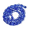 Transparent Electroplate Glass Beads Strands LS-EGLA-N013-T6mm-B11-2
