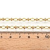 304 Stainless Steel Textured Oval Link Chains CHS-N005-06B-G-3