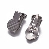 Tarnish Resistant 316 Surgical Stainless Steel Clip-on Earring Findings LS-KK-F785-03P-2
