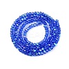 Electroplate Glass Beads Strands EGLA-A044-T1mm-L31-3