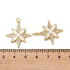 Brass Micro Pave Cubic Zirconia Pendants KK-B083-25D-G-3