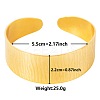 Stylish European and American Texture 304 Stainless Steel Cuff Bangles for Women WY3767-2-1