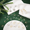 100Pcs 2 Colors 304 Stainless Steel Leverback Earring Findings STAS-PH0005-69-5