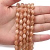 Natural Peach Moonstone Beads Strands G-F809-A44-01-6