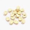 Tibetan Style Alloy Charms TIBEP-Q035-08G-NR-2