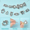 30Pcs 6 Styles Alloy Spacer Beads FIND-YW0007-82-3