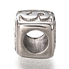 Tarnish Resistant 304 Stainless Steel European Beads LS-OPDL-L020-001S-2