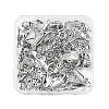 60Pcs 10 Styles Tibetan Style Alloy Pendants FIND-FP0001-22-5