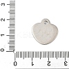 304 Stainless Steel Tibetan Style Pendants STAS-S185-08AS-B-3