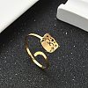 304 Stainless Steel Cuff Rings for Women LS-RJEW-F195-02G-1