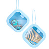 Multifunctional Plastic Pocket-Sized Push Switch Organizers Case CON-WH20006-004A-1