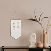 4 Sets 4 Styles Polyester Wall Hanging Brooch Jewelry Banner Holder DIY-FH0008-24-6