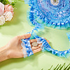 1Pc 2-Layer Pleated Satin Organza Ribbons ORIB-TA0001-06D-7