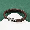 Microfiber Leather Bracelets for Men Women BJEW-H631-03AS-02-3