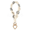 Cotton Braided Flower Pendant Decorations AJEW-TAC0030-032G-01-1