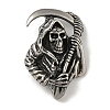 316 Surgical Stainless Steel Micro Pave Cubic Zirconia Pendants STAS-Z073-120AS-1
