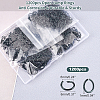 Long-Lasting Plated Aluminum Open Jump Rings ALUM-PH0001-07EB-5